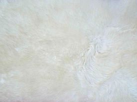 Мягкий овчина четырехшкурная WHITE