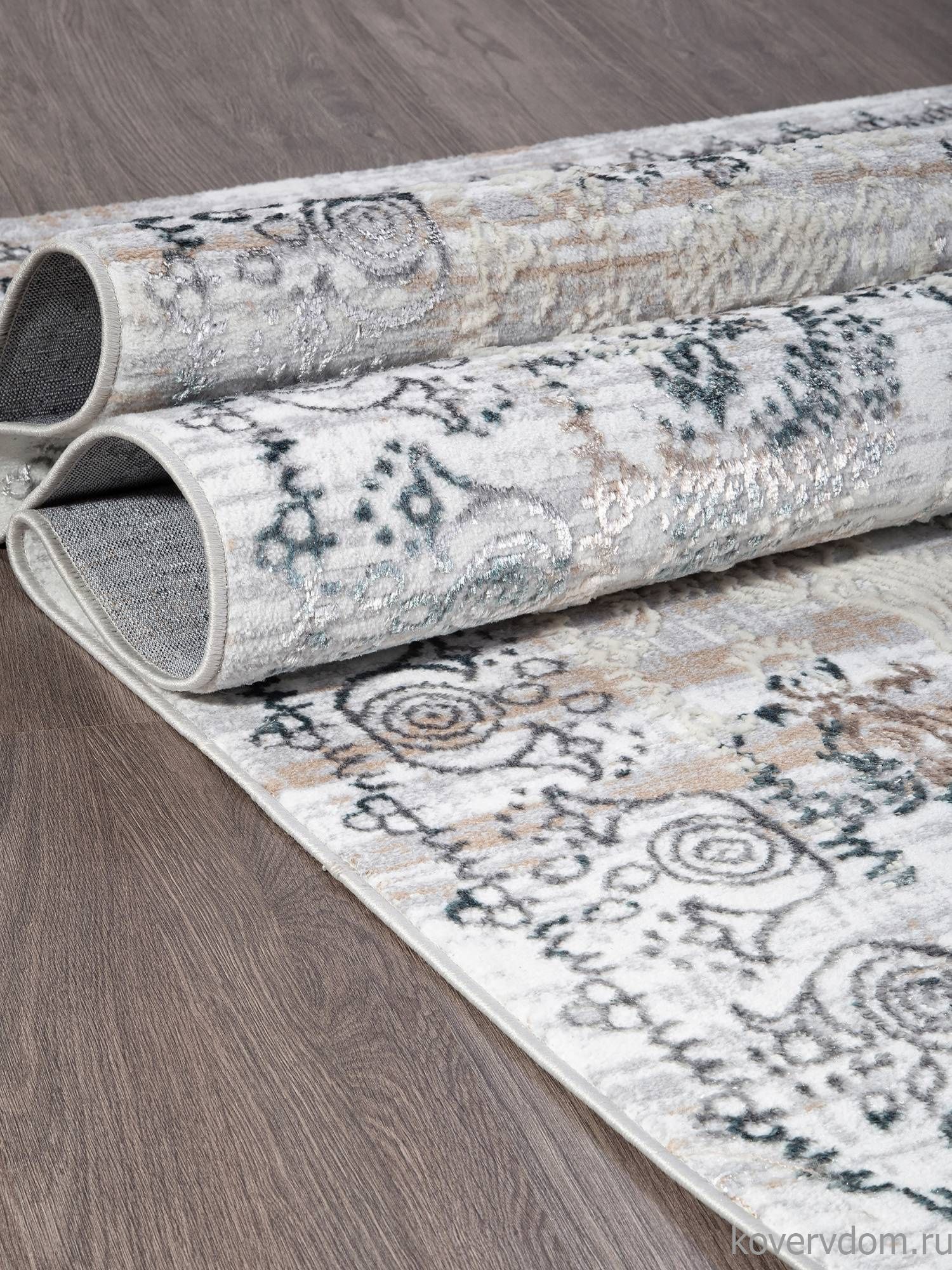 Ковер PERU D008A D.GREY SHIRINK / GREY FDY Ковер PERU D008A D.GREY SHIRINK / GREY FDY