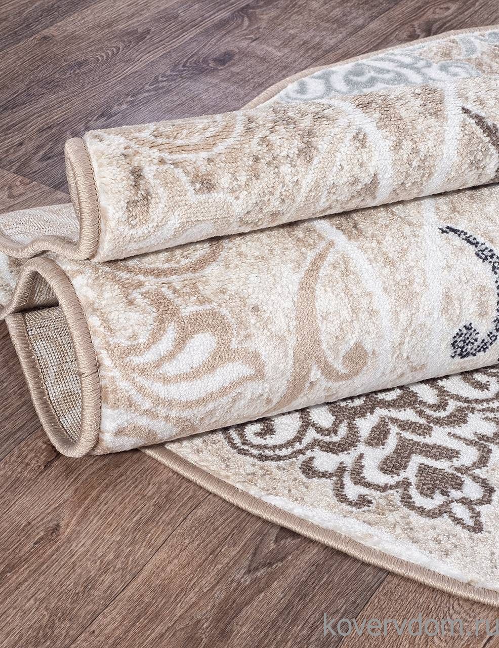 Ковер VALENCIA DELUXE d310 CREAM-BROWN Овал Ковер VALENCIA DELUXE d310 CREAM-BROWN Овал