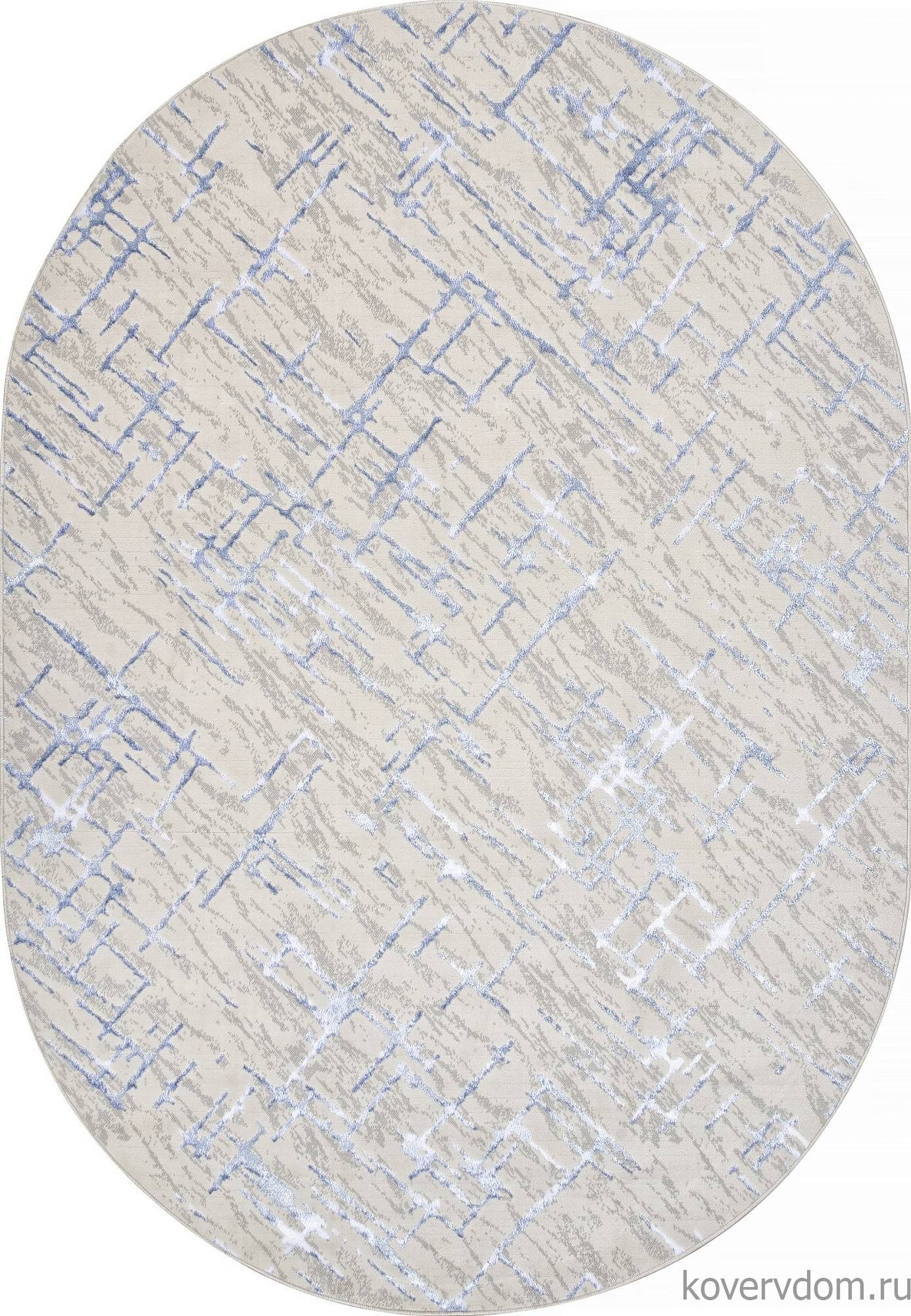 Ковер LIMAN F164 CREAM-BLUE Овал Ковер LIMAN F164 CREAM-BLUE Овал
