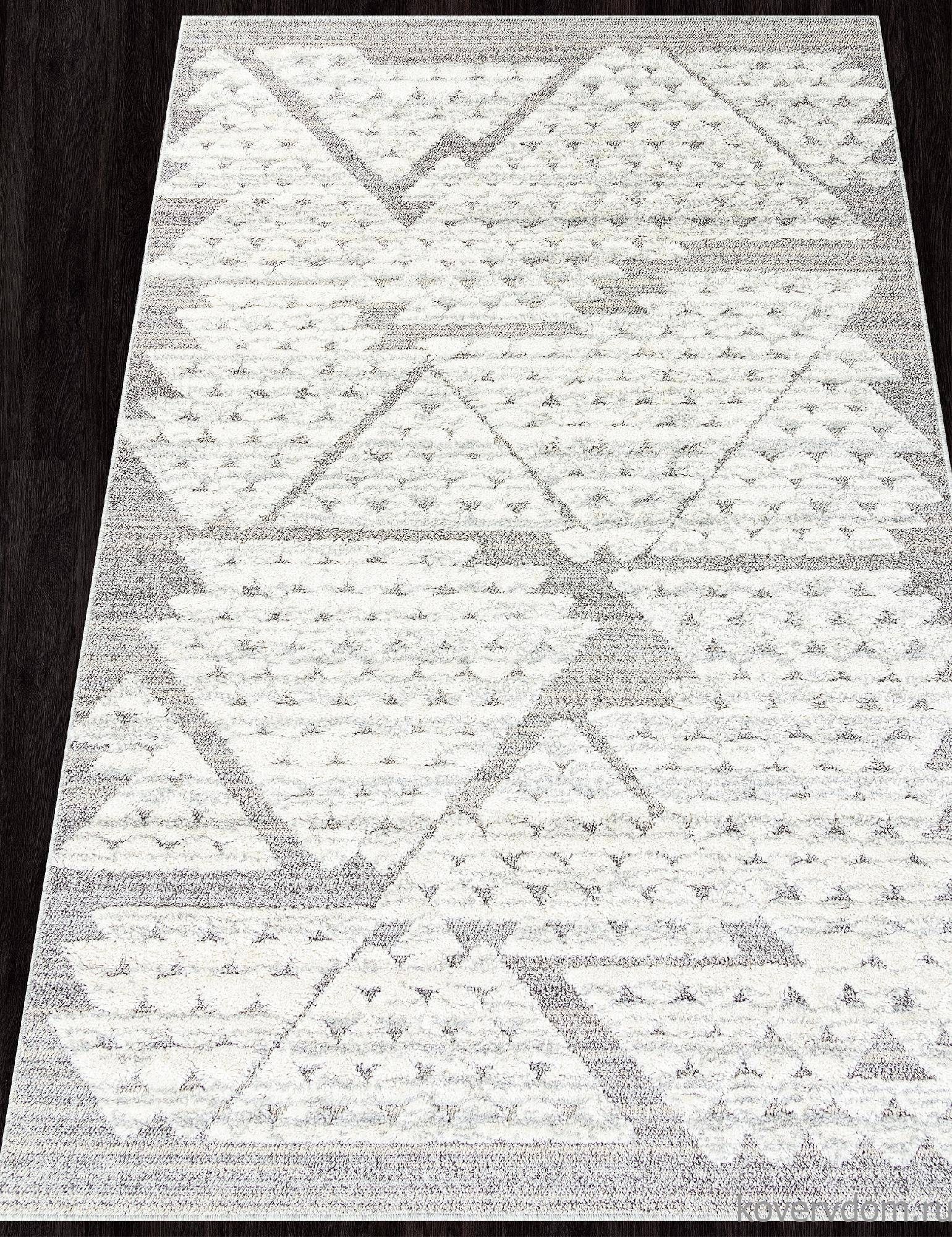 Ковер TUNIS 6800A WHITE / D.GRAY Ковер TUNIS 6800A WHITE / D.GRAY