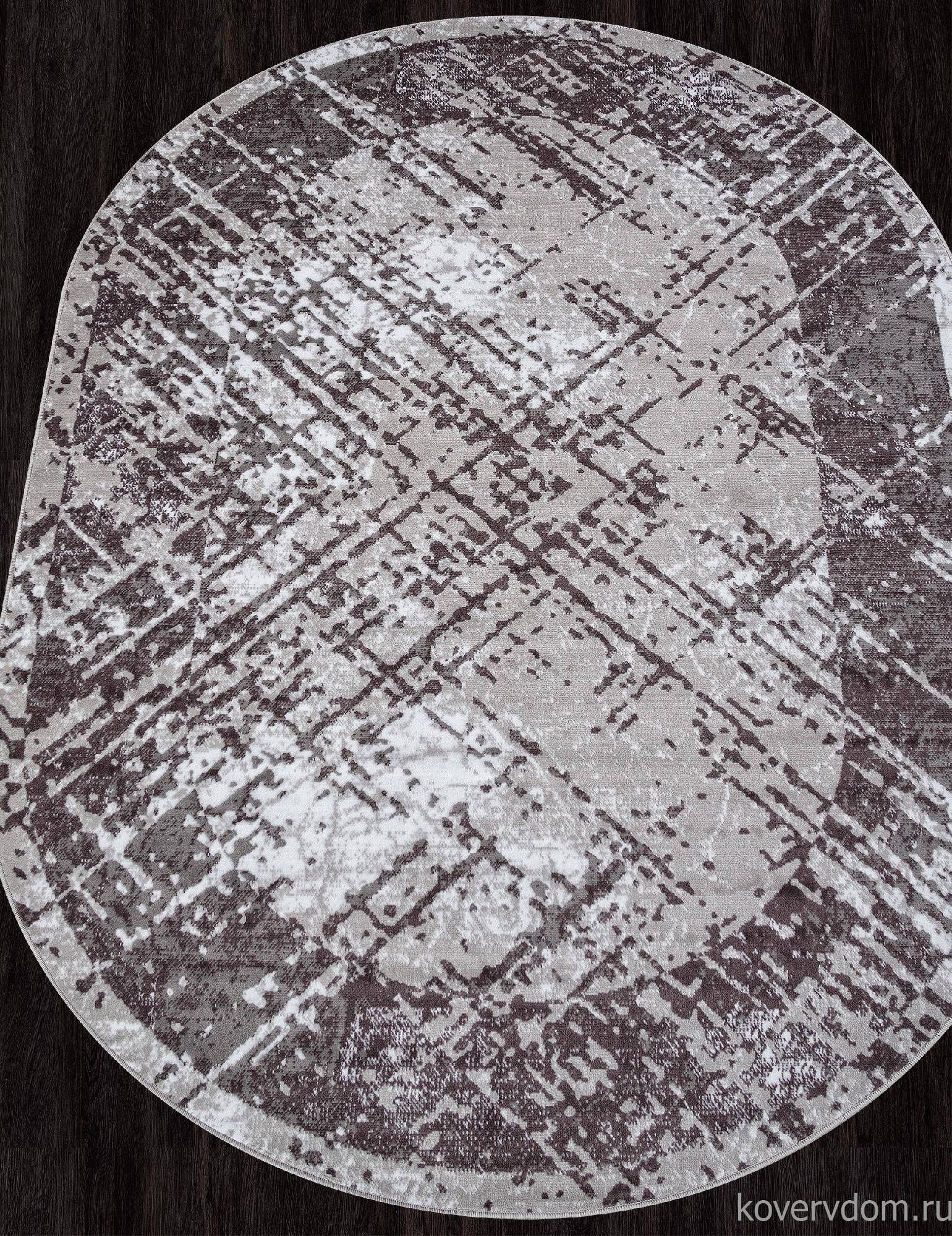 Ковер SILVER F391 GRAY Овал Ковер SILVER F391 GRAY Овал