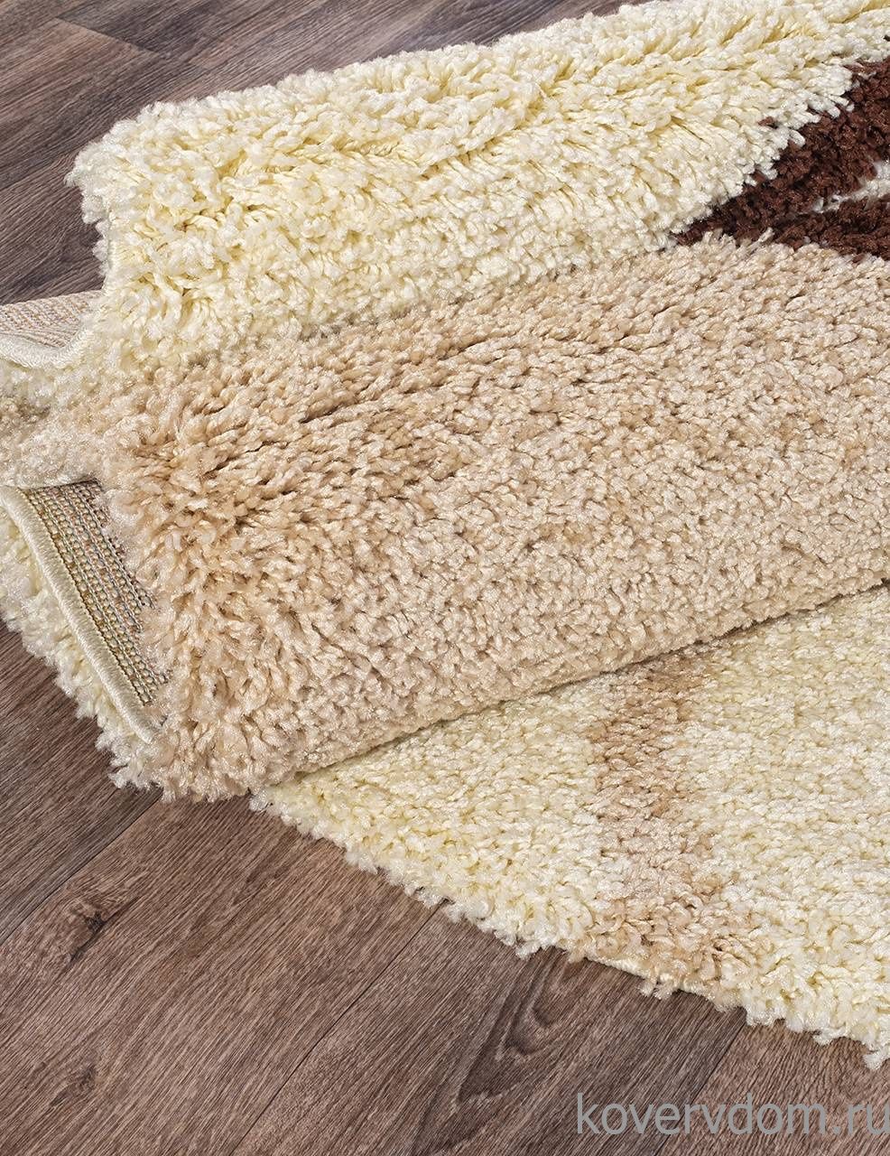 Ковер SHAGGY ULTRA s610 CREAM Овал