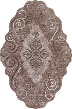 Круглый ковер SAFIR 00858A BROWN / BROWN
