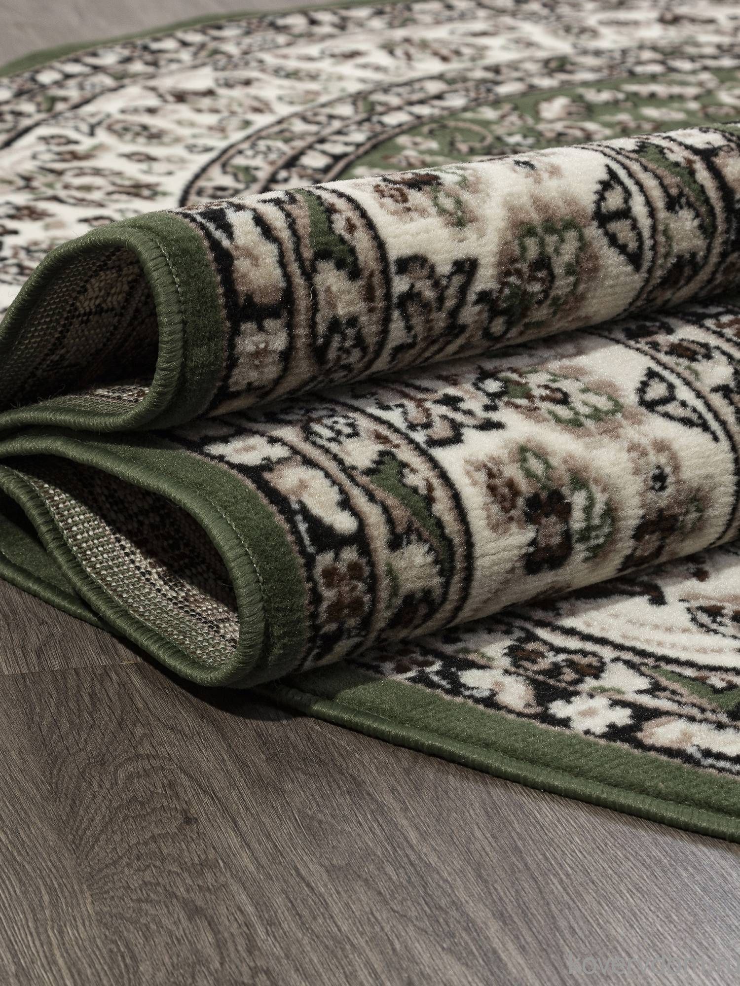 Ковер GAVANA D411 GREEN Овал