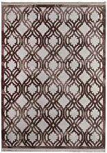 Ковер из Турции с длинным ворсом SARDES TRUVA 08423M PURPLE / PURPLE