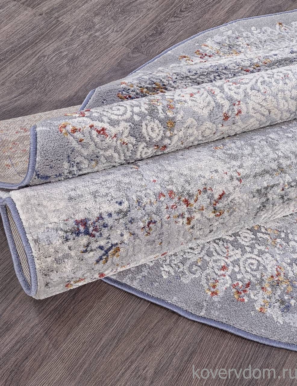 Ковер MARDAN 5044A COKEN D.GREY / BLUE Овал Ковер MARDAN 5044A COKEN D.GREY / BLUE Овал