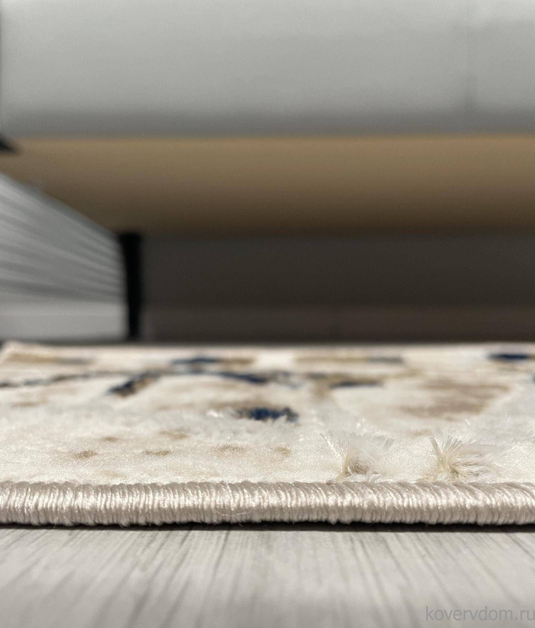Ковровая Дорожка ANTEP O1702 630 CREAM / BLUE Ковровая Дорожка ANTEP O1702 630 CREAM / BLUE