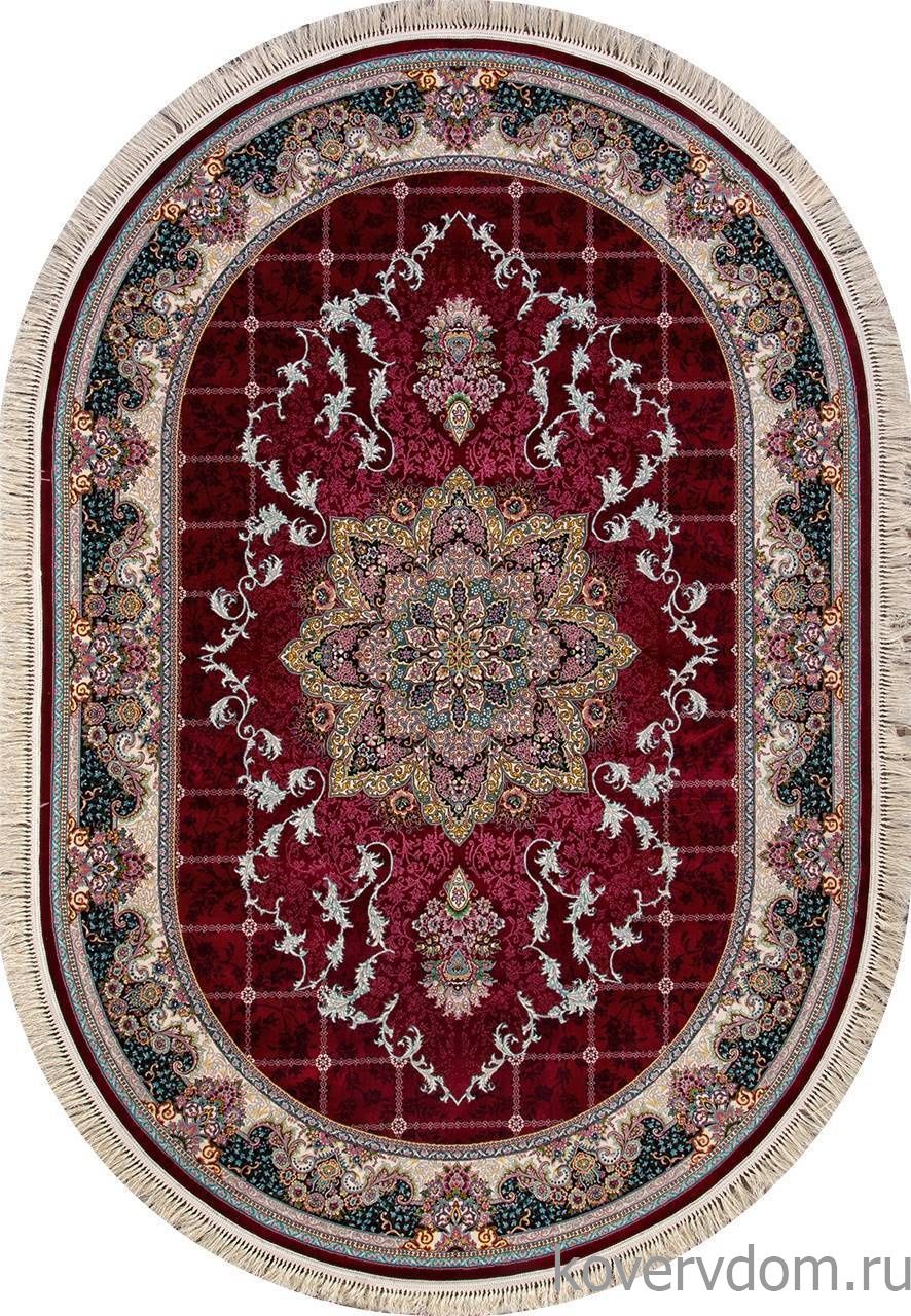 Ковер TEHRAN 7586 RED Овал