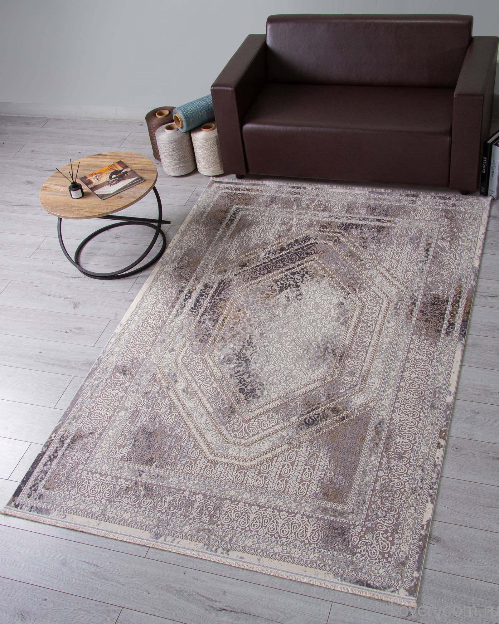 Ковер DUBAI 00524 GREY / CREAM Ковер DUBAI 00524 GREY / CREAM