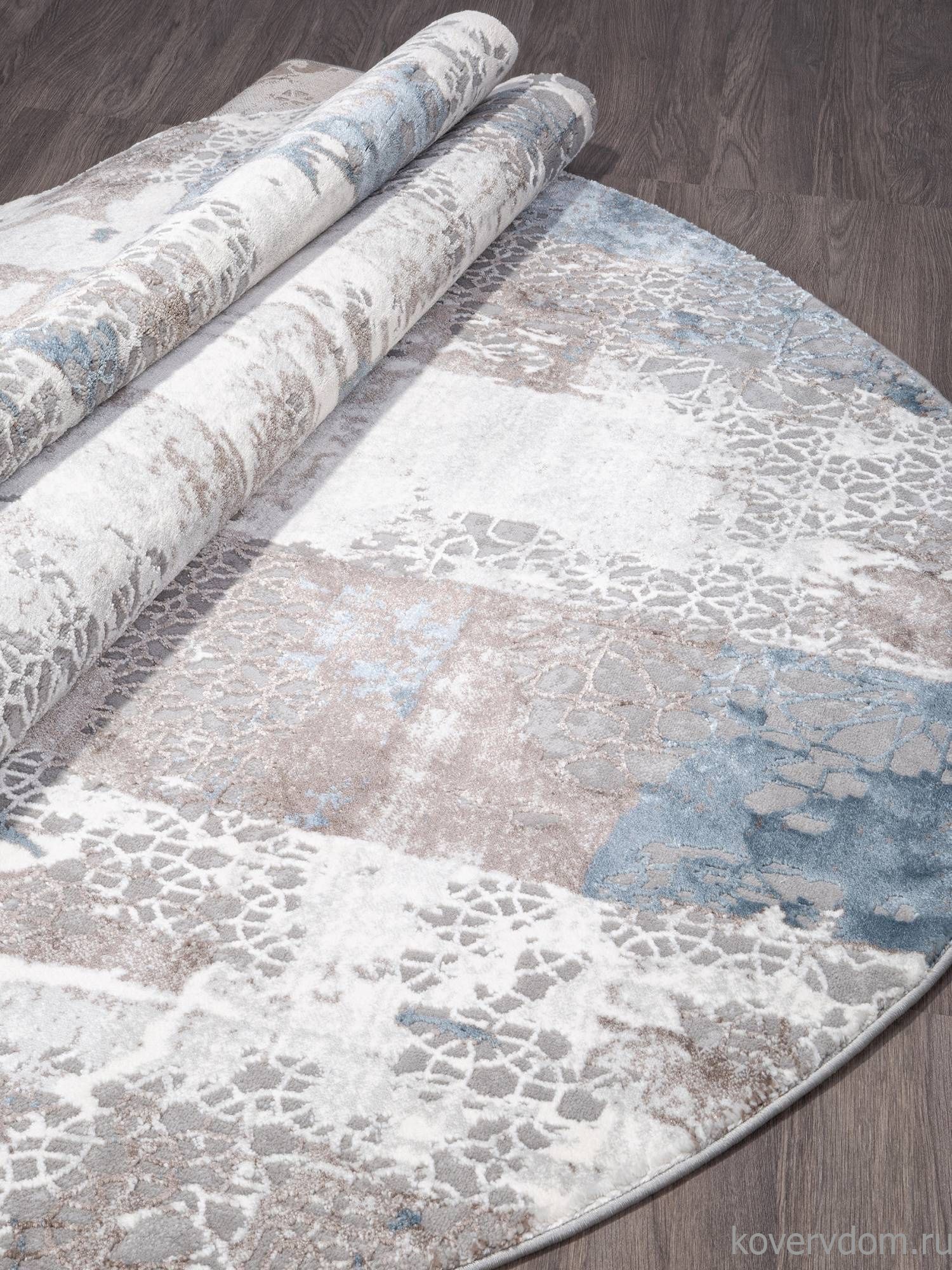 Ковер ARMINA 03857A BLUE / BLUE Овал Ковер ARMINA 03857A BLUE / BLUE Овал