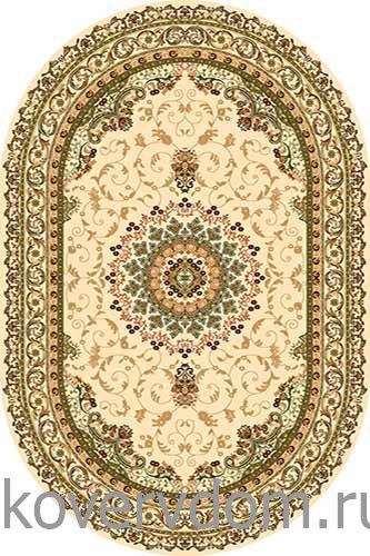 Ковер IZMIR d027 CREAM-GREEN Овал Ковер IZMIR d027 CREAM-GREEN Овал