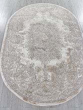 Ковер LUCCI P0047 WHITE / L.BEIGE Овал