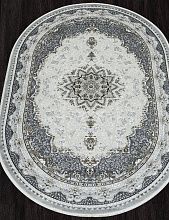 Ковер MIRAY O1463 096 GREY Овал