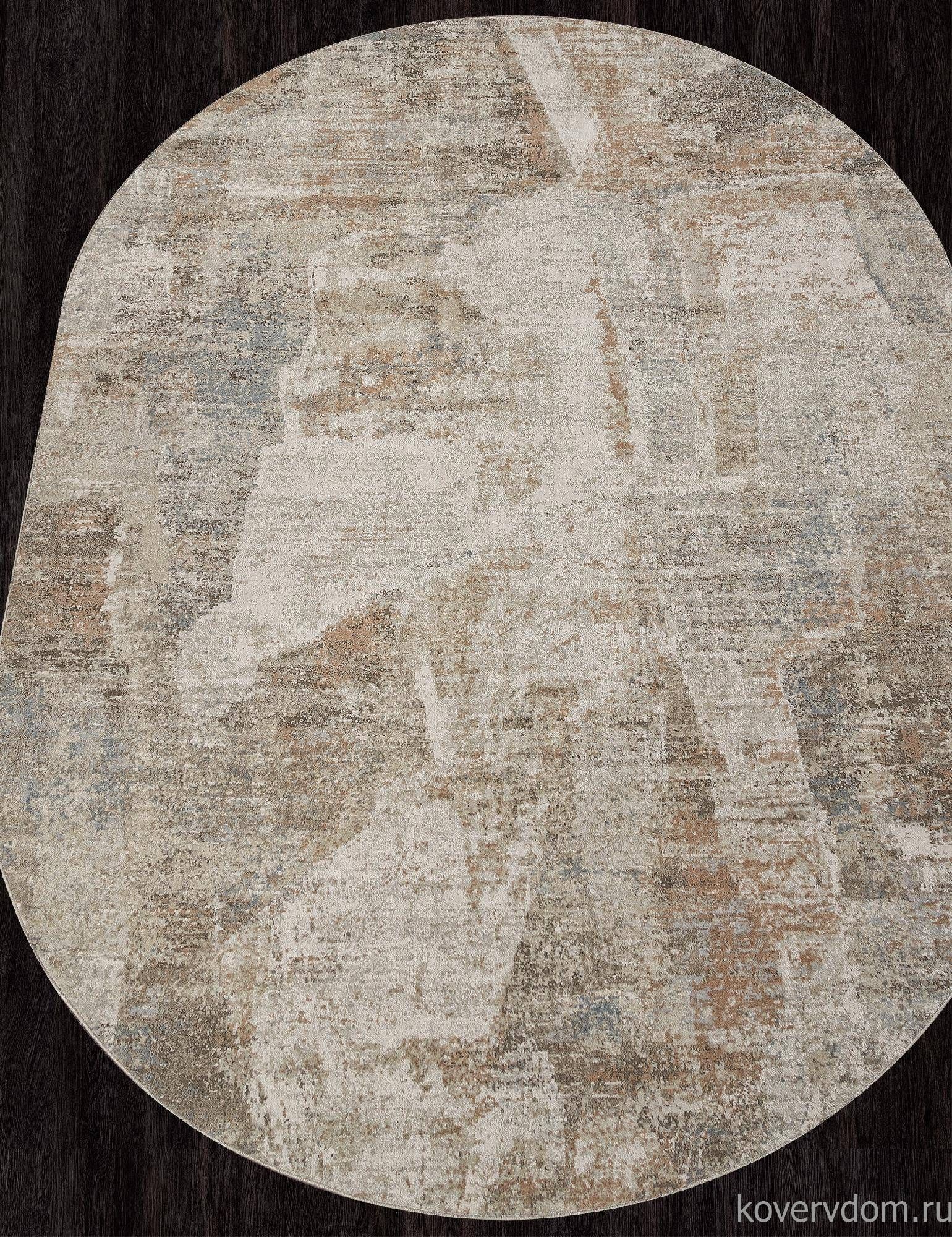 Ковер AFINA-A F428AB BEIGE / PUDRA Овал Ковер AFINA-A F428AB BEIGE / PUDRA Овал