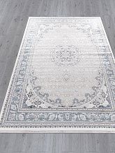 Пушистый ковер DUBAI 00268 GREY / BLUE