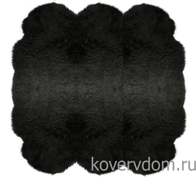 Овчина Новозеландская 6-ти шкурная черная 