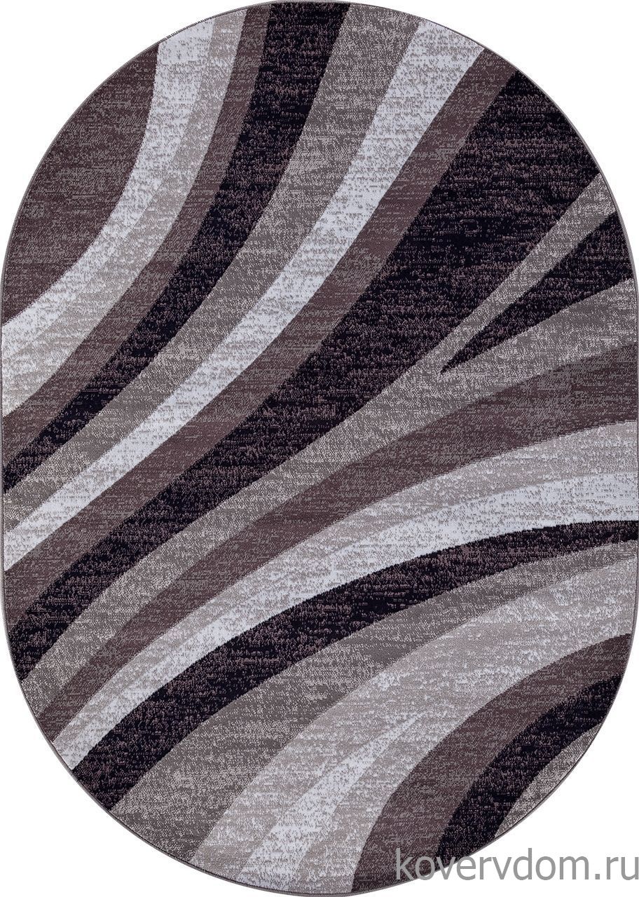 Ковер SILVER d234 GRAY-PURPLE Овал Ковер SILVER d234 GRAY-PURPLE Овал