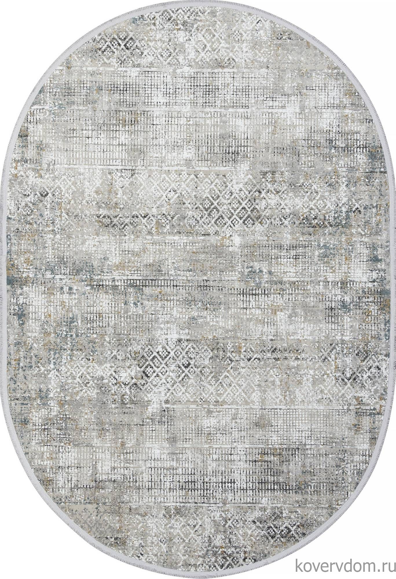 Ковер LORENZO A047AJ GREY / BLUE Овал Ковер LORENZO A047AJ GREY / BLUE Овал