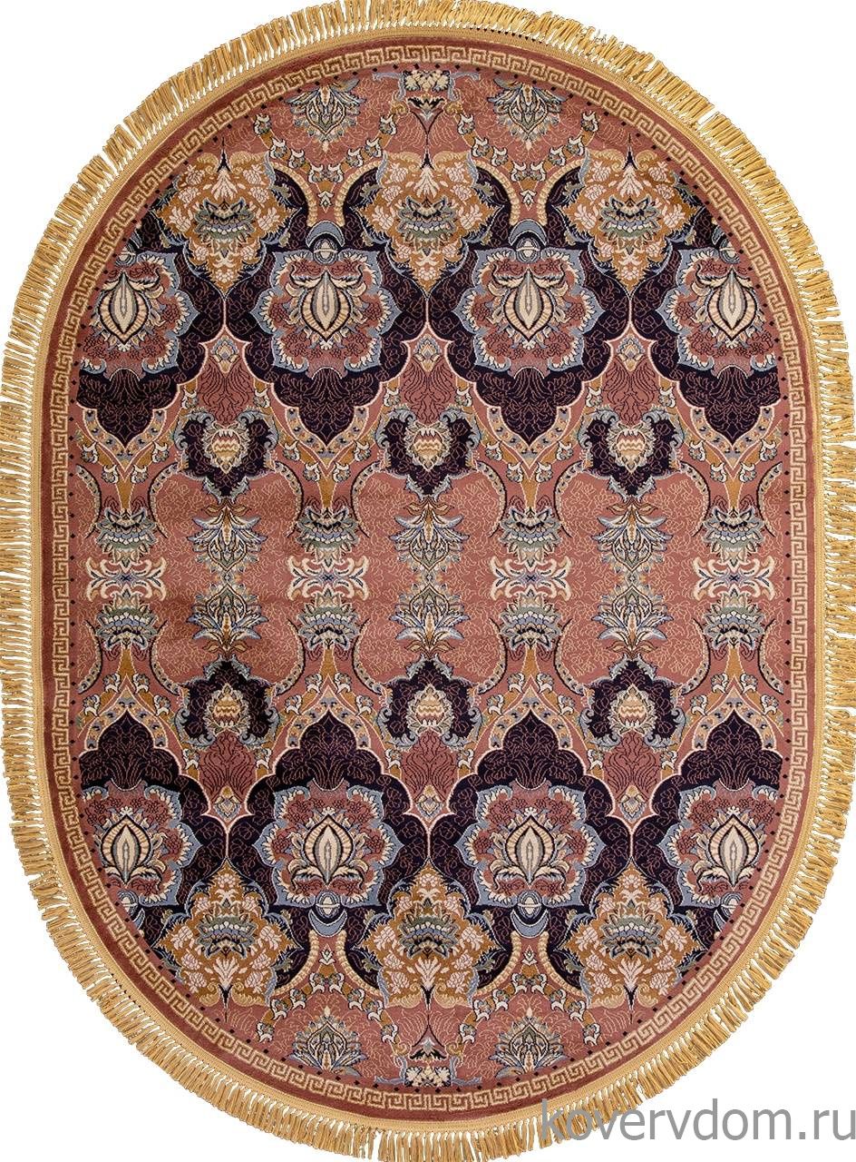 Ковер BUHARA D435 DARK PINK Овал