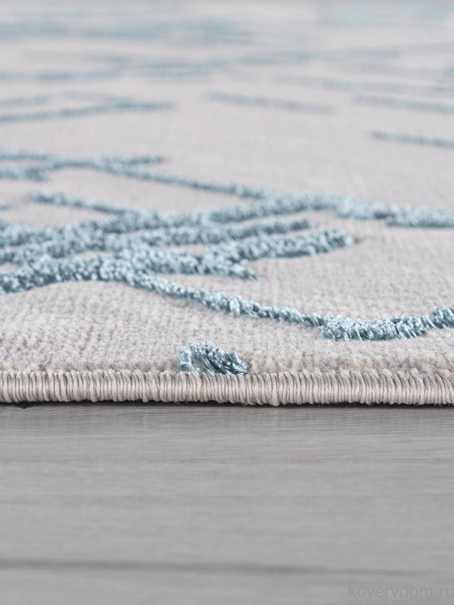 Ковер LIMAN F164 GRAY-D.BLUE Овал Ковер LIMAN F164 GRAY-D.BLUE Овал