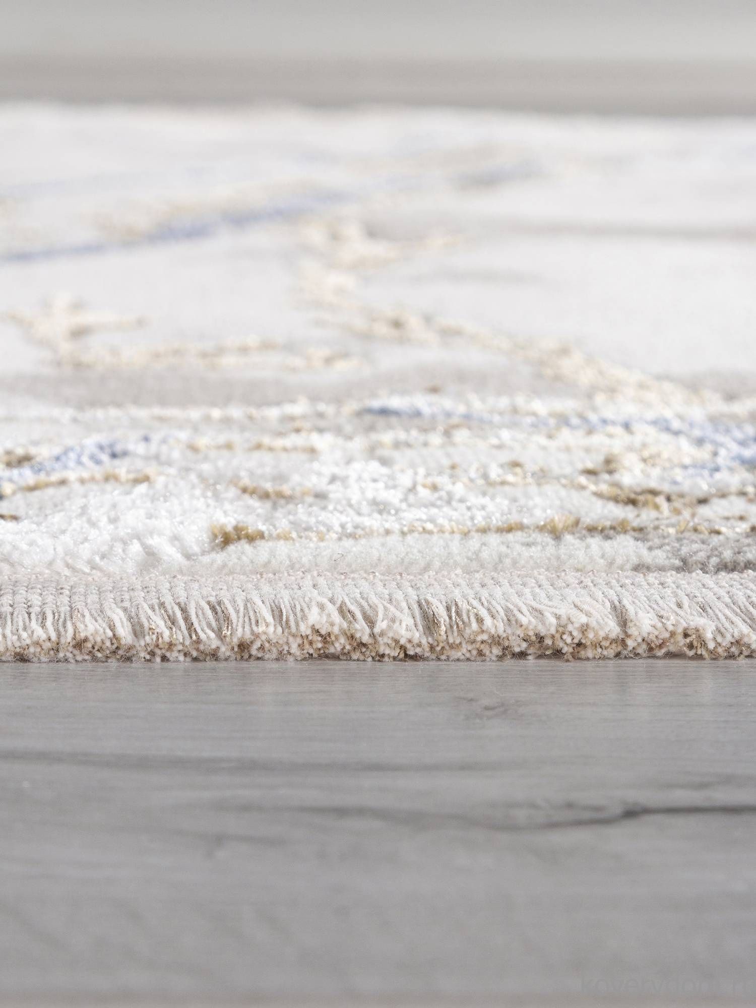 Ковер MOSSO 27243A GRY / BLUE Овал