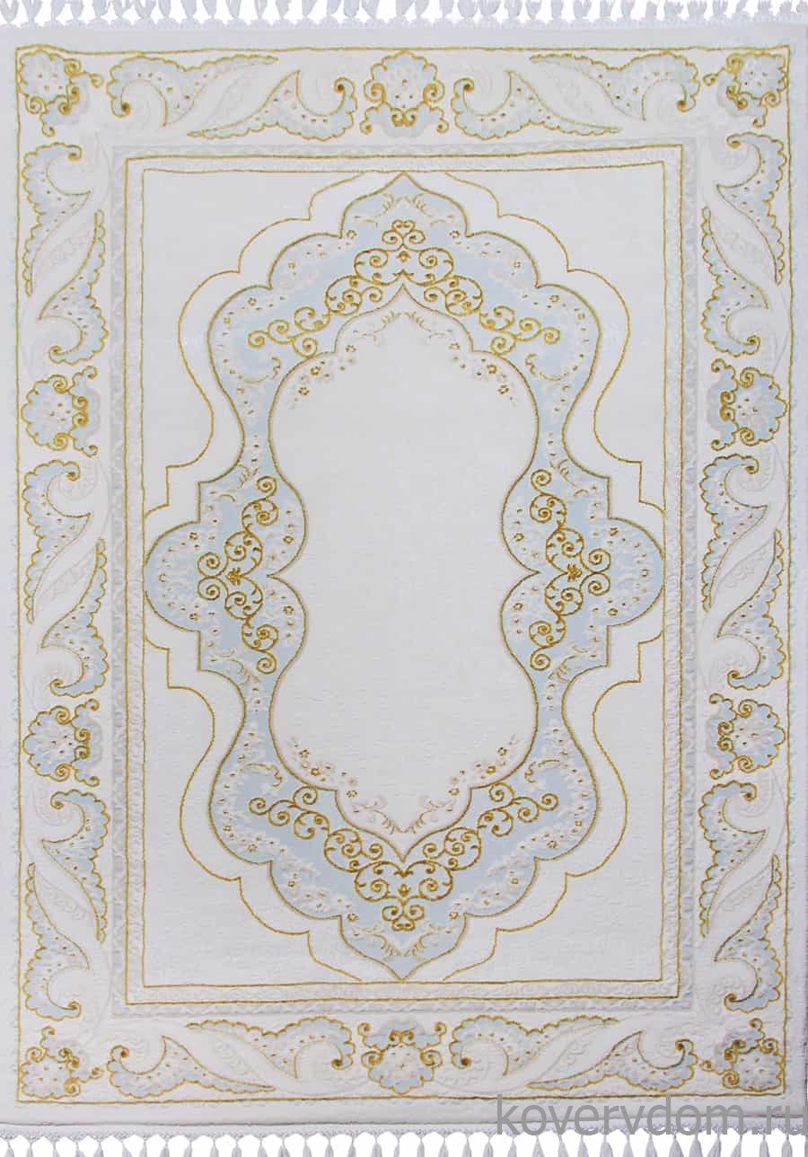 Ковер HUNKAR 08075A BLUE / GOLD