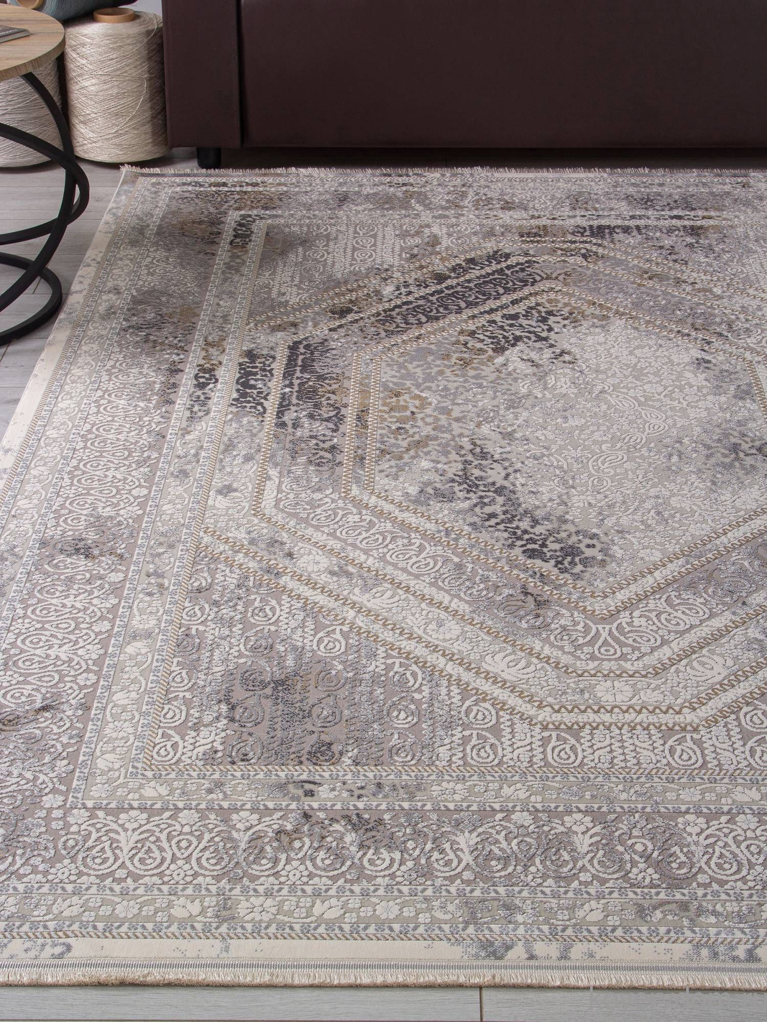 Ковер DUBAI 00524 GREY / CREAM Ковер DUBAI 00524 GREY / CREAM