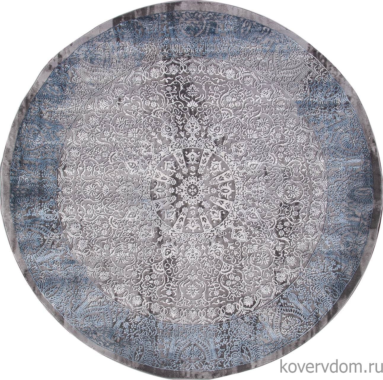 Ковер ARMINA 03878A BLUE / BLUE Круг