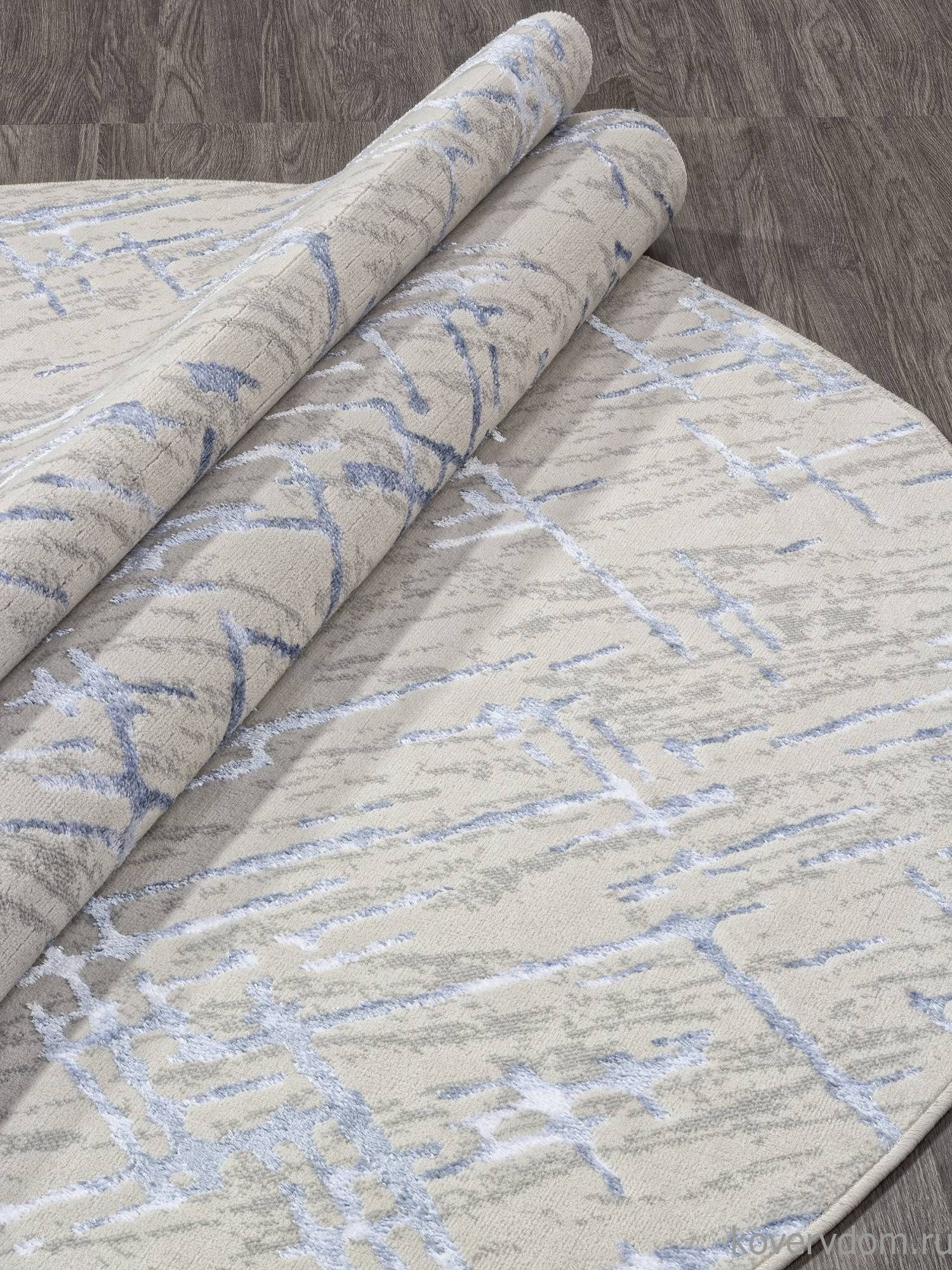 Ковер LIMAN F164 CREAM-BLUE Овал Ковер LIMAN F164 CREAM-BLUE Овал