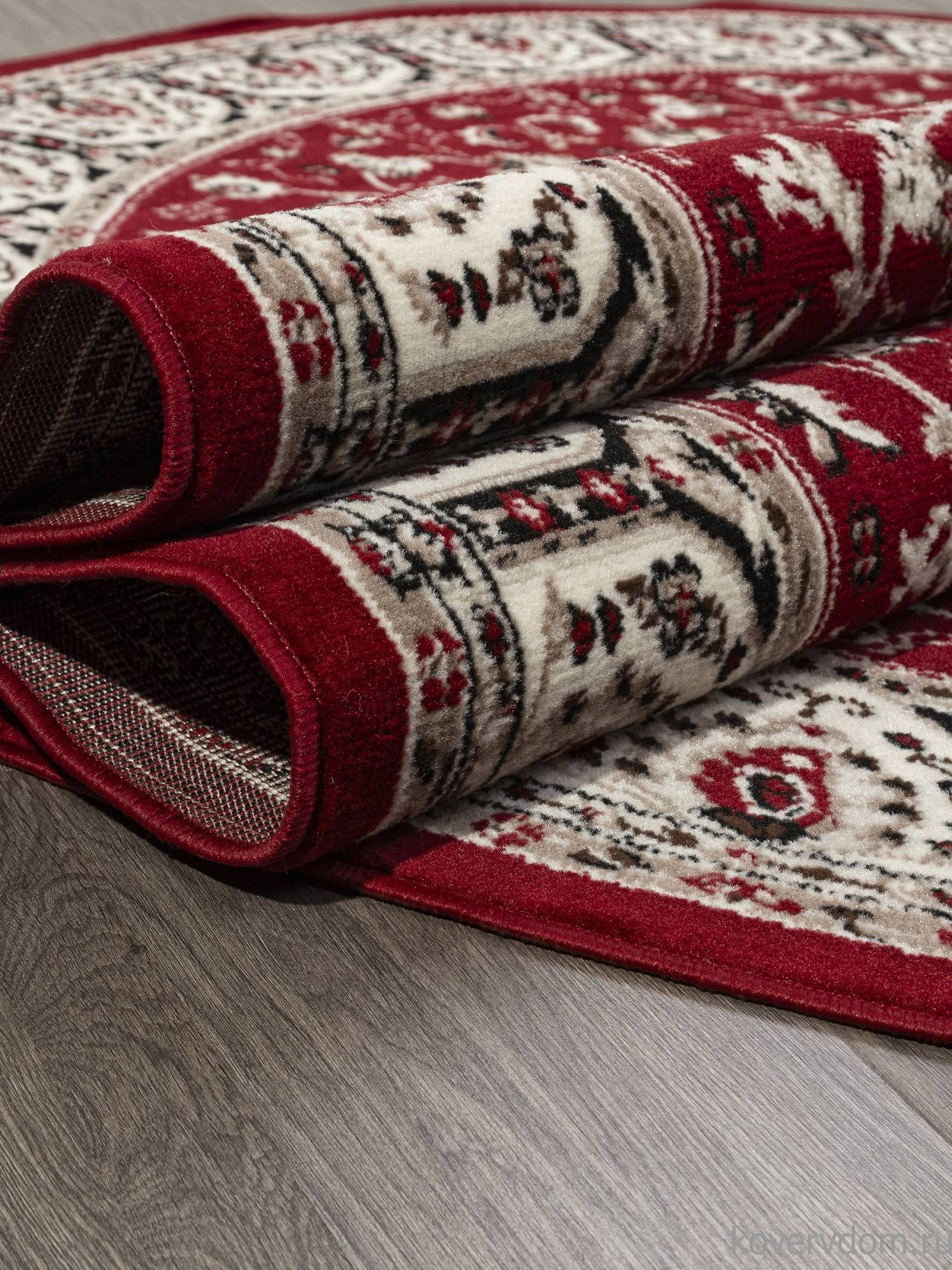 Ковер GAVANA D409 RED Овал