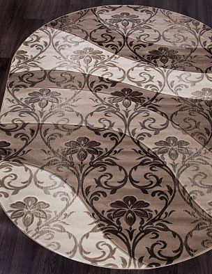 Ковер MEGA CARVING D268 BEIGE Овал