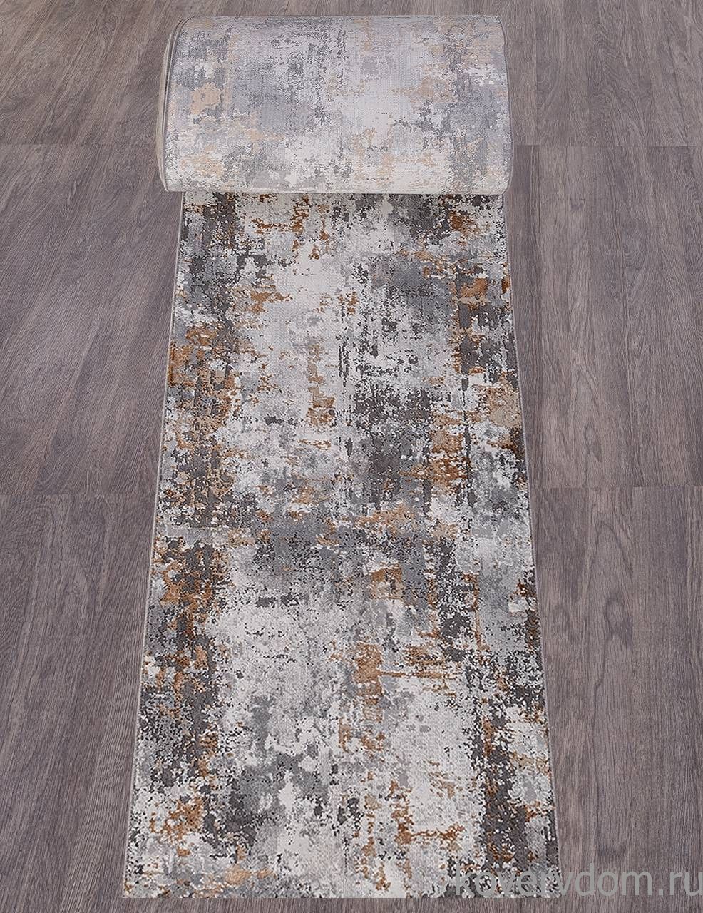 Ковровая дорожка GRAND 23319 975 GREY / GOLD