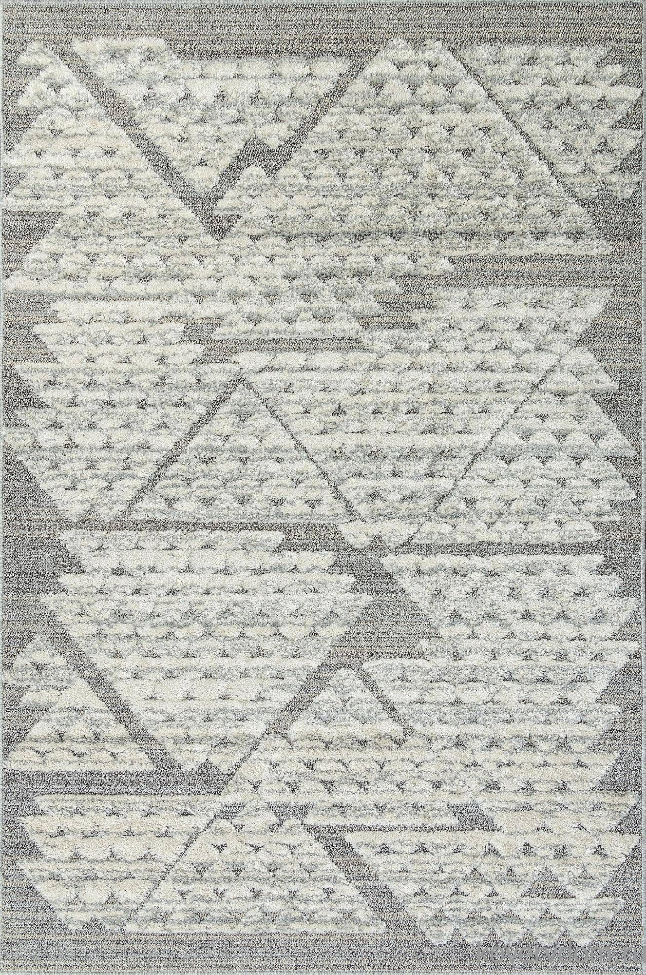 Ковер TUNIS 6800A WHITE / D.GRAY Ковер TUNIS 6800A WHITE / D.GRAY