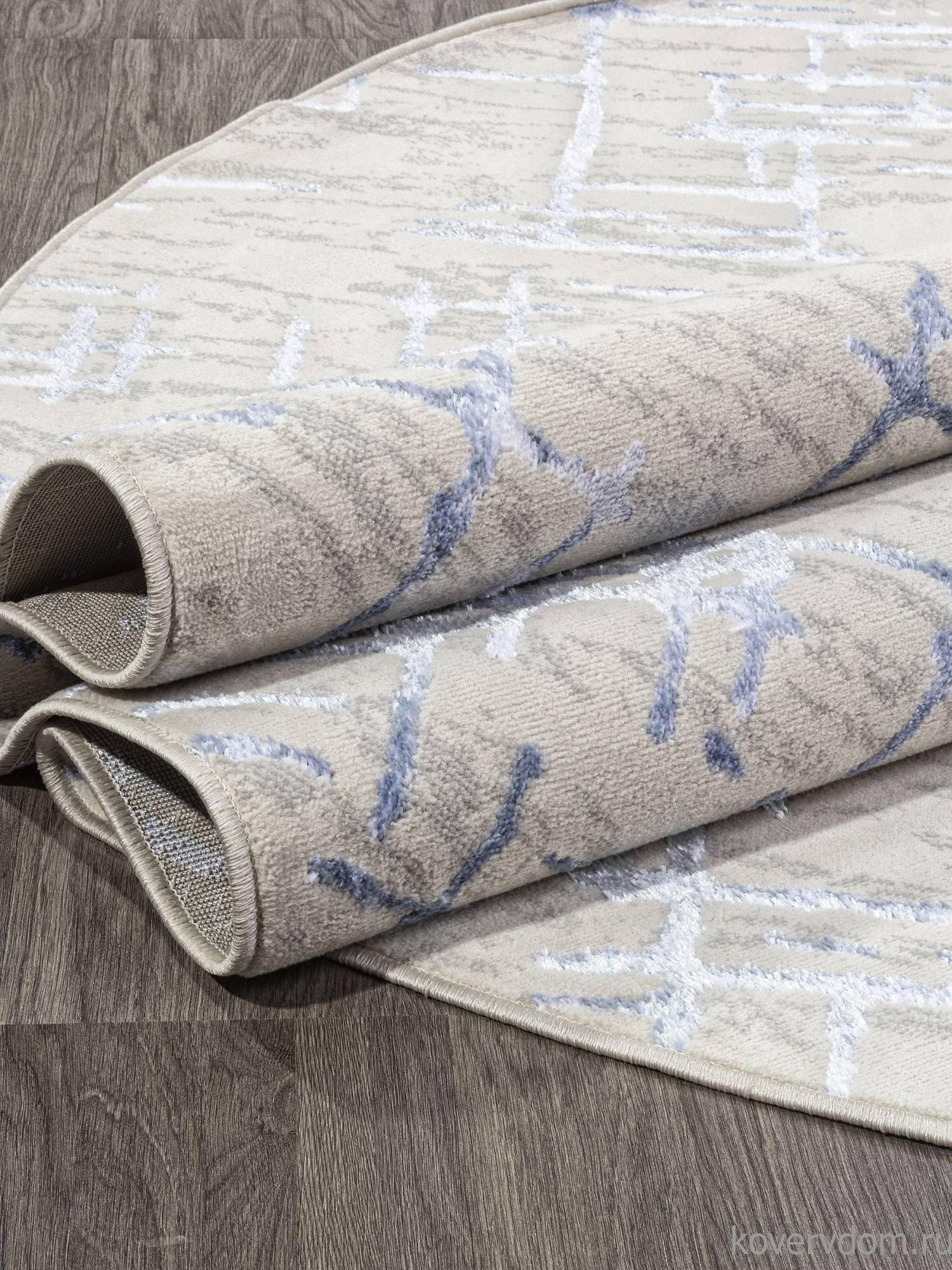 Ковер LIMAN F164 CREAM-BLUE Овал Ковер LIMAN F164 CREAM-BLUE Овал