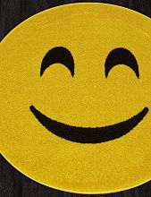 Ковер в детскую желтый SMILE NC16 YELLOW Круг